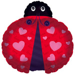 24" Love You Ladybug Balloon Valentine's