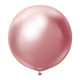Kalisan Latex Mirror Pink - 18", 25 Pieces Kalisan