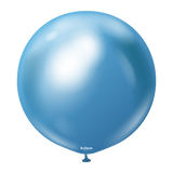 Kalisan Latex Mirror Blue - 18", 25 Pieces Kalisan