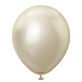 Kalisan Latex Mirror White Gold - 12", 50 Pieces