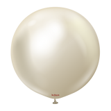 Kalisan Latex Mirror White Gold - 18", 25 Pieces Kalisan