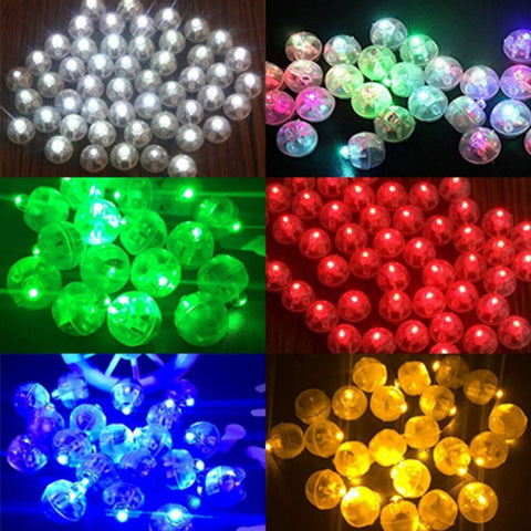 Mini Led Lights for Decorations 50 Pcs per Bag, Multicolor Sparkle
