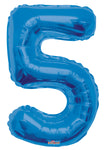 34" SC Number 5 Blue Shape - Single Pack