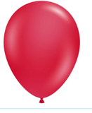 TufTex 5in Pearlized Starfire Red Latex Balloons 50ct