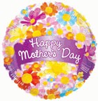18" Happy Mother's Day Banner & Flowers