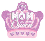 18" Mom Queen Foil Balloon 