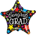 18" Congrats Grad Star Gellibean Balloon