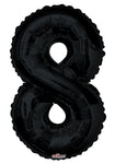 34" SC Number 8 Black Shape - Single Pack