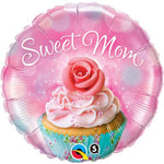 18" Sweet Mom Cupcake Balloon 