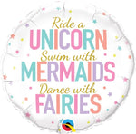 18" Unicorn/Mermaids/Fairies