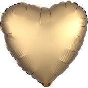 09" SC Solid Heart Matte Gold - Flat