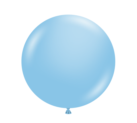 Tuftex 24in Baby Blue Latex Balloon 25ct
