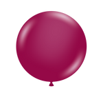 Tuftex 5in Crystal Burgundy Latex Balloons 50ct