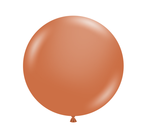 Tuftex 5in Burnt Orange Latex Balloons 50ct