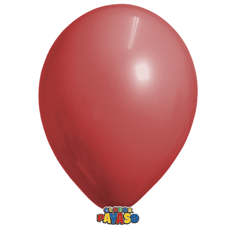 Globos Payaso 5in Balloon Deco Translucid Cherry Red 100ct