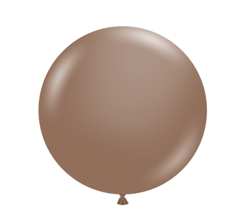 Tuftex 17in Cocoa Latex Balloons 50ct