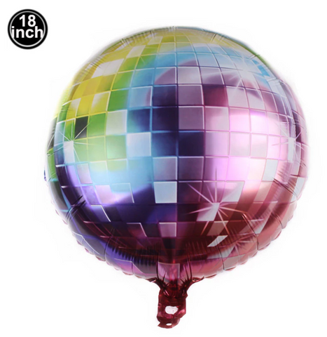 18" Disco 4D Foil Balloons Foil Balloon