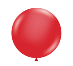 Tuftex 24in Crystal Red Latex Balloon  25ct