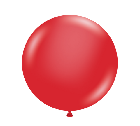 Tuftex 24in Crystal Red Latex Balloon  25ct