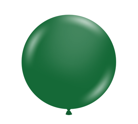 Tuftex 24in Pearlized Forest Green Latex Balloon 25ct