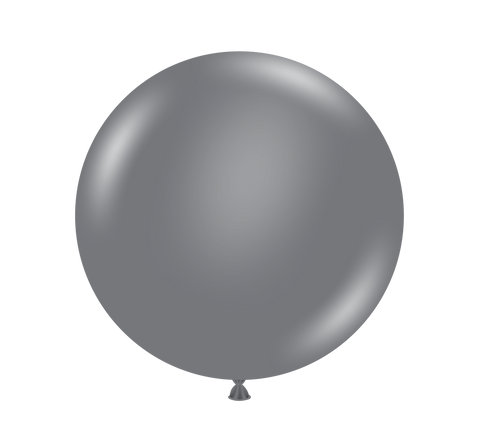 Tuftex 17in Gray Smoke  Latex Balloon  50ct