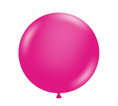 Tuftex 24in Hot Pink Latex Balloon  25ct