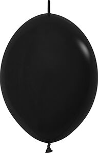 Sempertex 12" LINK-O-LOON - Deluxe Black 50/pk