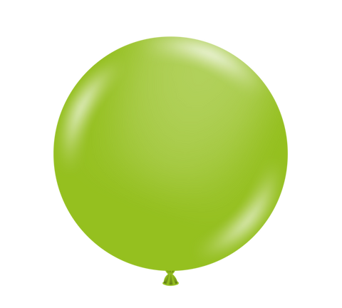 Tuftex 17in Lime Green Latex Balloons 50ct