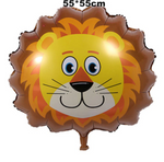 22"x22" Lion Head, Foil Balloon
