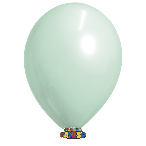 Globos Payaso 5in Balloon Macaroon Mint 100ct