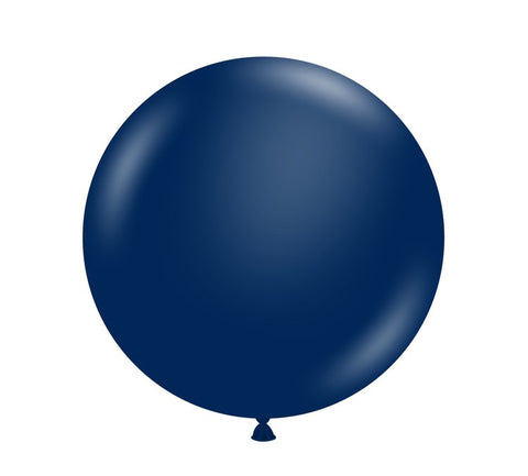 Tuftex 24in Pearlized Midnight Blue Latex Balloon 25ct