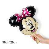 15" Mini Mickey Minnie Mouse Head Balloon Cartoon Foil Balloons