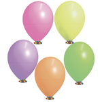 Globos Payaso 12in Balloon Neon Assorted 50ct