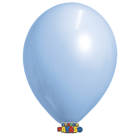 Globos Payaso 5in Balloon Pastel Light Blue 100ct