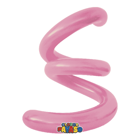 Globos Payaso 270 Twisting Balloon Pastel Pink 100ct