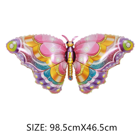 Butterfly Aluminum Foil Balloon 38.8smX18.3cm (Pink)