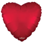 18" SC Solid Matte Red Heart - Single Pack