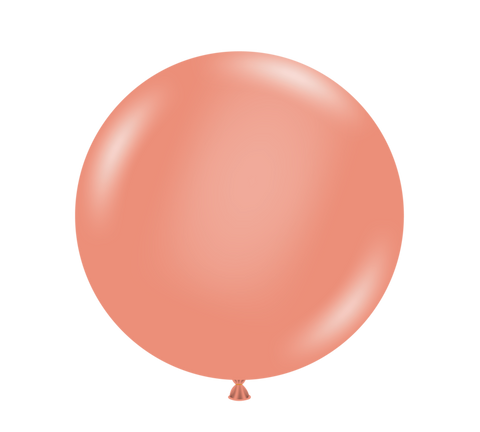 Tuftex 5in Rose Gold Latex Balloons 50ct