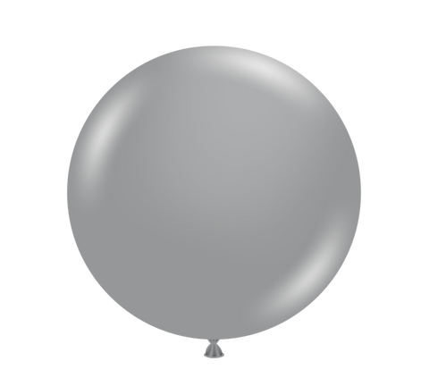 Tuftex 17in Pearlized Silver 50 Latex Balloon 50ct