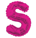 14" SC Letter S Hot Pink -Single Pack