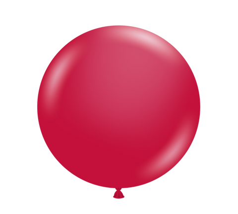 Tuftex 17in Pearlized Starfire Red Latex Balloon 50ct