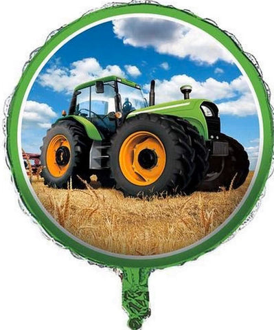 Tractor Time Foil Balloon, 18" Tractor Time Theme
