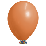 Globos Payaso 12in Balloon Deco Translucid Orange 50ct