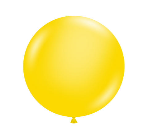 Tuftex 17in Yellow  Latex Balloon 17in 50ct