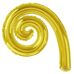 14" SC  Kurly Spiral Gold -Flat