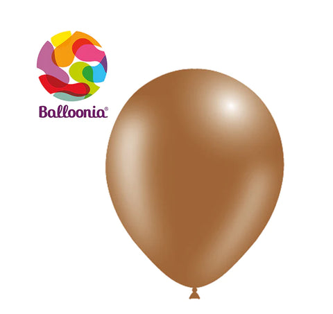 Balloonia 12" Balloon Pastel Latex Brown  50CT