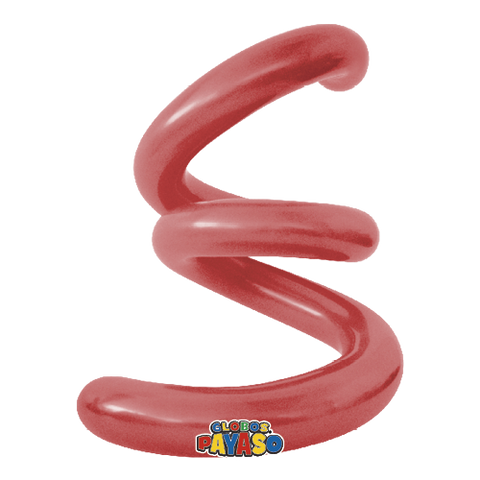 Globos Payaso 270 Twisting Balloon Deco Translucid Cherry Red 100ct