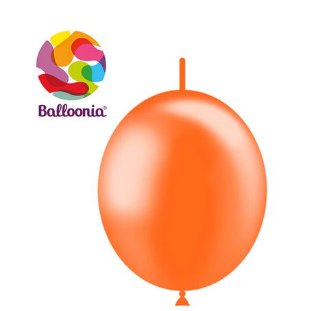Balloonia 6" Decolink Latex Balloon Pastel Orange 100CT