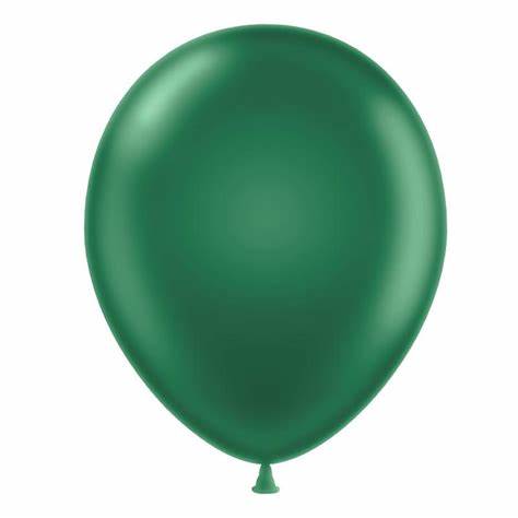 Tuftex 5in Pearlized Forest Green Latex Balloons 50ct