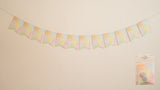 Rainbows and Unicorns Themed Paper Banners